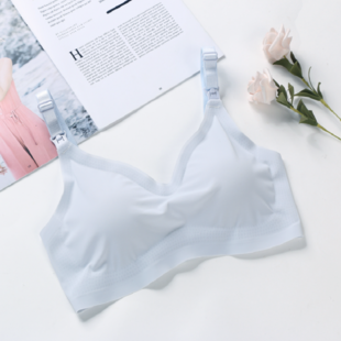 孕妇内衣怀孕期薄款裹胸孕妈舒适哺乳胸罩女聚拢睡觉可穿文胸夏季