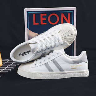 帆布鞋女夏季2020新款百搭ulzzang薄款贝壳ins潮透气运动小白板鞋