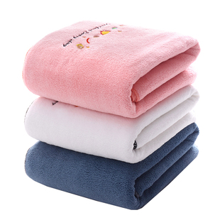 大号浴巾成人比纯棉全棉吸水家用男女儿童不掉毛速干可爱毛巾裹巾