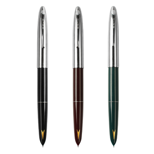 【多买多送】英雄钢笔329-2官方正品店成人复古暗尖旗舰款男生女生专用学生用练字