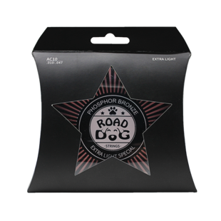 ROAD DOG路狗民谣木吉他琴弦线一套6根全套装铉覆膜防锈磷铜玄线