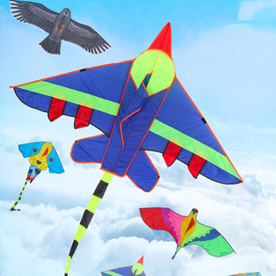 2020年新款潍坊风筝儿童老鹰飞机初学者特大大型高档小号微风易飞