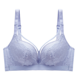 内衣女无钢圈聚拢小胸套装内心女文胸薄款收副乳调整型上托胸罩