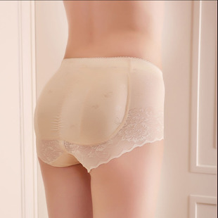 蜜桃臀翘臀蜂窝硅胶丰臀裤性感提臀内裤女中腰假屁股美臀神器臀垫