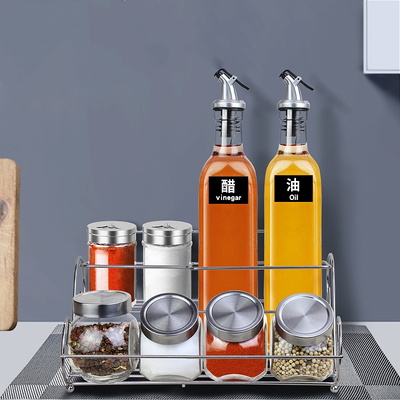 调味瓶罐料盒鸡精盐胡椒粉辣椒面酱油醋橄榄油壶套装家用厨房用品