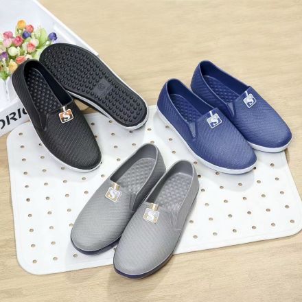 男士低帮短筒雨鞋水鞋防滑防水柔软厨房鞋劳保工作鞋男夏季男凉鞋