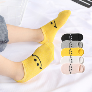 儿童卡通吸汗棉袜可爱隐形袜运动透气袜子夏季薄款男童女童船袜潮