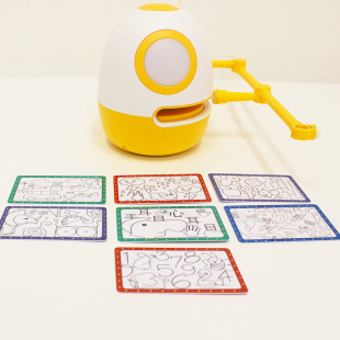 美国wedraw儿童绘画启蒙智能机器人3-10岁教育学英语数学写字画画早教机器人智能玩具