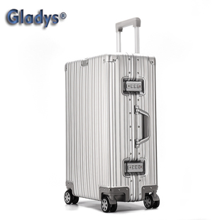 全铝镁合金拉杆箱万向轮行李箱男女24密码登机箱20寸硬箱子旅行箱