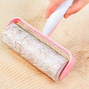 粘毛器可撕式滚筒滚刷沾毛神器家用去除毡黏粘尘纸衣服衣物除毛刷