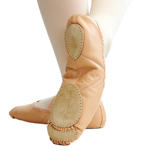 陈婷女童皮芭蕾鞋儿童舞蹈猫爪鞋舞蹈软底练功鞋肚皮舞鞋成人 女