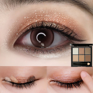 BOB哑光大地色眼影盘闪粉正品珠光网红款防水ins超火平价便携学生