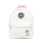 英国潮牌Hype双肩包/高中校园大学生书包/潮流年轻百搭/白色羊羔毛/迪士尼限定/玛丽猫合作款