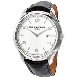 Clifton Date Silver Dial 45 mm Men's Watch