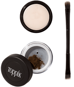 Top sellers Order Toppik Brow Building Fibers Set instantly thickens eyebrows includes moisturizing wax and dual-end brush