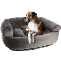 Double Bolster Bed - Smoke - X-Large