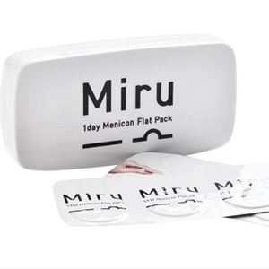 Miru米如日本进口近视隐形眼镜日抛30片超薄
