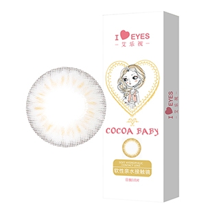 韩国进口艾乐视日抛美瞳10片