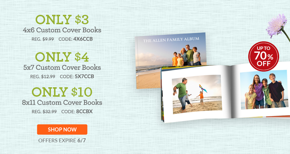 Springtime Custom Cover Book Offers