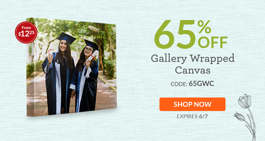 65% Off Gallery Wrapped Canvas