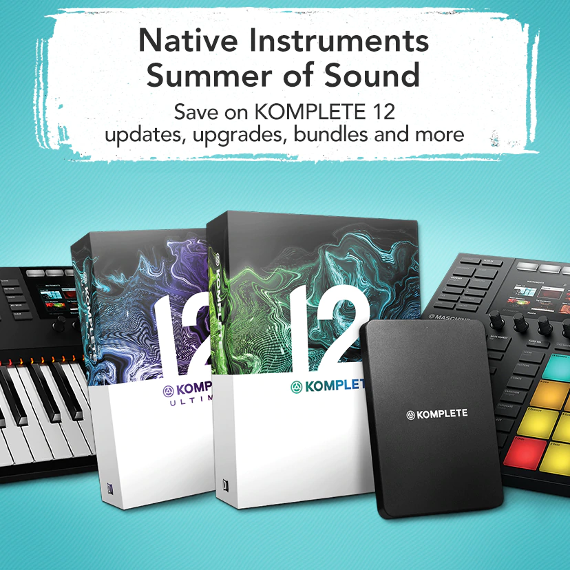 Native Instruments Summer Of Sound - Save on KOMPLETE 12 updates, upgrades, bundles and more