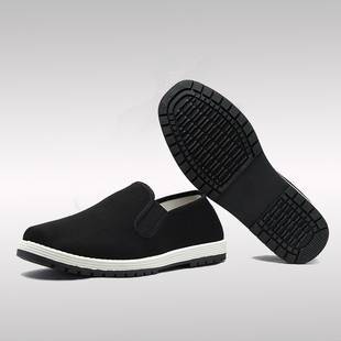 07布鞋男超轻透气老北京布鞋户外休闲开车单鞋夏黑低帮千层底军鞋