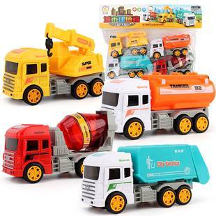 41宝宝玩具车模型儿童惯性小汽车回力工程车婴儿飞机玩具男孩H