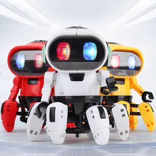 36电动八六爪鱼机器人会唱歌跳舞灯光音乐男孩儿童玩具礼物H