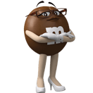 Small Ms Brown M&M'S Character