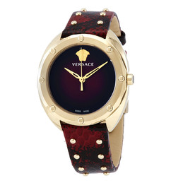 Shadov Quartz Red Dial Ladies Watch